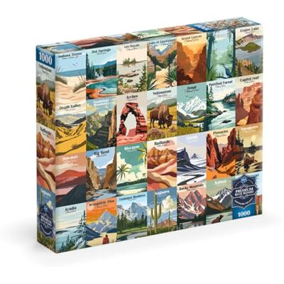 Buffalo Games Sapphire Select Nuestros parques nacionales Rompecabezas de 1000 piezas Desafiante y divertido Tablero de rompecabezas con respaldo azul Caja de exhibición de regalo Póster Buffalo Games Sapphire Select Nuestros parques nacionales Rompecabezas de 1000 piezas Desafiante y divertido Tablero de rompecabezas con respaldo azul Caja de exhibición de regalo Póster