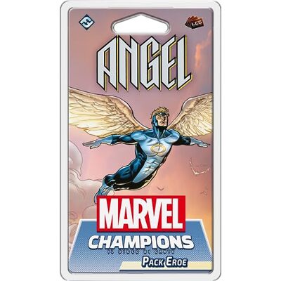 Asmodee Marvel Champions Juego de Cartas Angel, Paquete de héroe, expansión de Juego de Mesa, edición en Italiano Asmodee Marvel Champions Juego de Cartas Angel, Paquete de héroe, expansión de Juego de Mesa, edición en Italiano