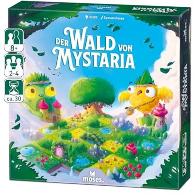 moses . El Bosque de Mystaria – Juego de Mesa mágico para familias, Juego de fantasía estratégica con fichas y Figuras de Madera, Juego de Mesa para 2 – 4 Partidos a Partir de 8 años moses . El Bosque de Mystaria – Juego de Mesa mágico para familias, Juego de fantasía estratégica con fichas y Figuras de Madera, Juego de Mesa para 2 – 4 Partidos a Partir de 8 años