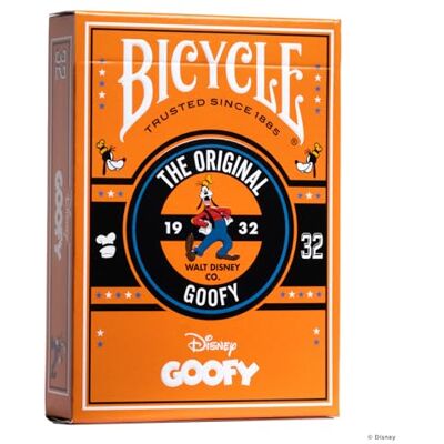Bicycle Disney Goofy Baraja de Cartas para coleccionistas y Fans Inspirada en el Famoso Personaje canino Bicycle Disney Goofy Baraja de Cartas para coleccionistas y Fans Inspirada en el Famoso Personaje canino