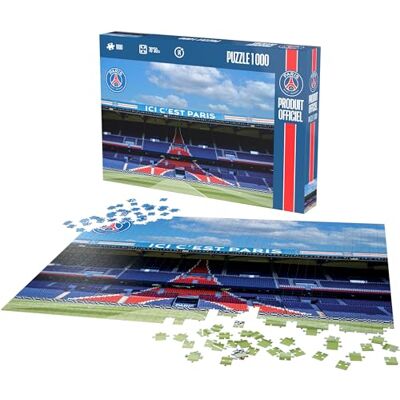 Megableu Puzzle de 1000 piezas PSG Paris Saint-Germain – Puzzle con licencia oficial club – Soporters de fútbol para niños y adultos a partir de 14 años – Idea de regalo para aficionados al fútbol y Megableu Puzzle de 1000 piezas PSG Paris Saint-Germain – Puzzle con licencia oficial club – Soporters de fútbol para niños y adultos a partir de 14 años – Idea de regalo para aficionados al fútbol y