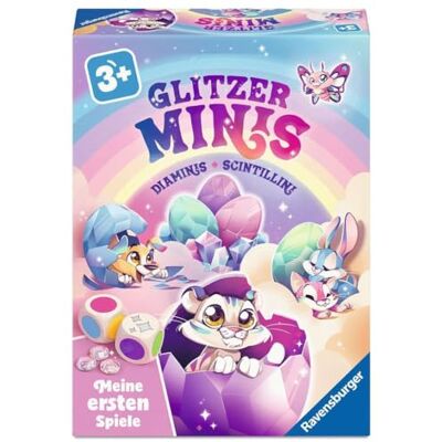 Ravensburger Glitter Minis My First Games: Juegos para Mayores de 3 años, Juego de combinación de Colores, Regalo para niños y niñas Ravensburger Glitter Minis My First Games: Juegos para Mayores de 3 años, Juego de combinación de Colores, Regalo para niños y niñas