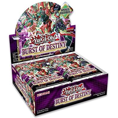 Yu-Gi-Oh! TRADING CARD GAME- Yu-Gi-Oh Juego de Cartas de tráfico, edición Alemana, Color Negro (Burst of Destiny Display) Yu-Gi-Oh! TRADING CARD GAME- Yu-Gi-Oh Juego de Cartas de tráfico, edición Alemana, Color Negro (Burst of Destiny Display)