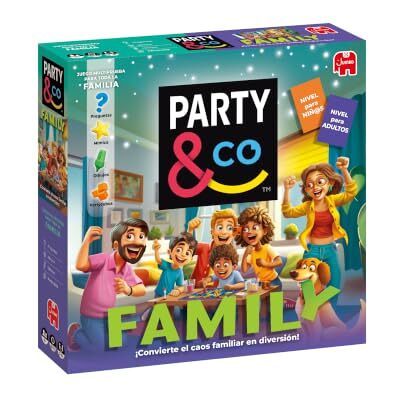 PARTY & CO . Family Juego Familiar Multiprueba, Juego de Mesa Recomendado a Partir de 8 Años, Juego de Mesa por Equipos, Juego Familiar PARTY & CO . Family Juego Familiar Multiprueba, Juego de Mesa Recomendado a Partir de 8 Años, Juego de Mesa por Equipos, Juego Familiar