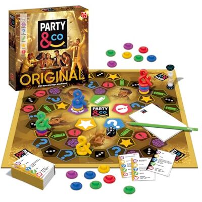PARTY & CO . Original Juego de Mesa para Adultos, Multiprueba, Divertido y por Equipos, Ideal para Fiestas +14 Años, Juegos de Mesa Adultos de Party and Co. PARTY & CO . Original Juego de Mesa para Adultos, Multiprueba, Divertido y por Equipos, Ideal para Fiestas +14 Años, Juegos de Mesa Adultos de Party and Co.