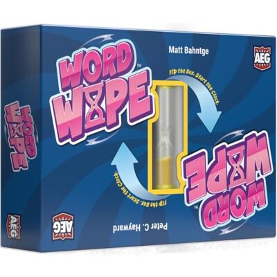 AEG Alderac Ent. Word Wipe Juego de Palabras cooperativo en inglés 2-10 jugadores, 10-15 min, 10+ años; 333 cartas de mesa, 168 de mano, 3 pistas y 2 relojes de 30 segundos AEG Alderac Ent. Word Wipe Juego de Palabras cooperativo en inglés 2-10 jugadores, 10-15 min, 10+ años; 333 cartas de mesa, 168 de mano, 3 pistas y 2 relojes de 30 segundos