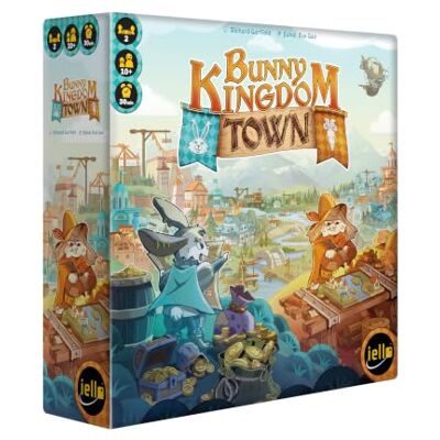 IELLO Bunny Kingdom Town Juego de Mesa para 2 Jugadores a Partir de 10 años, , 6,2 x 20,5 cm, sin Pilas IELLO Bunny Kingdom Town Juego de Mesa para 2 Jugadores a Partir de 10 años, , 6,2 x 20,5 cm, sin Pilas
