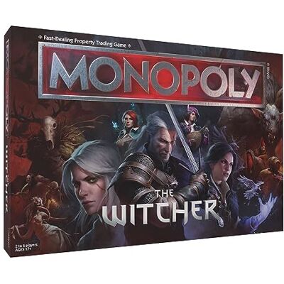 USAopoly Monopoly The Witcher Juego de Mesa Coleccionable 2-6 Jugadores A partir de 17 Años USAopoly Monopoly The Witcher Juego de Mesa Coleccionable 2-6 Jugadores A partir de 17 Años