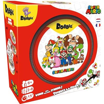 Asmodee – Dobble: Super Mario – Juegos de Mesa – Juegos de Cartas – Juego de niños, Adultos y Familia – Velocidad y observación – A Partir de 6 años – 2 a 8 Jugadores – 15 min – Versión multilingüe Asmodee – Dobble: Super Mario – Juegos de Mesa – Juegos de Cartas – Juego de niños, Adultos y Familia – Velocidad y observación – A Partir de 6 años – 2 a 8 Jugadores – 15 min – Versión multilingüe