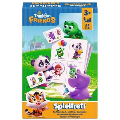 ThinkFun Spieltreff ¡El Juego de lógica de Buscar y Encontrar con Tia Tiger y Sus Amigos! Juego de lógica para niños de 3 años en adelante ThinkFun Spieltreff ¡El Juego de lógica de Buscar y Encontrar con Tia Tiger y Sus Amigos! Juego de lógica para niños de 3 años en adelante