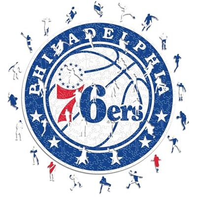 ICONIC Puzzles Logo NBA Philadelphia 76ers - Rompecabezas 150 Piezas ICONIC Puzzles Logo NBA Philadelphia 76ers - Rompecabezas 150 Piezas
