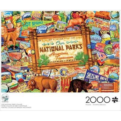 Buffalo Games Kate Ward Thacker Nuestro Collage de Parques Nacionales Rompecabezas de 2000 Piezas para Adultos Rompecabezas desafiante Noches de Juegos El tamaño Final es de Buffalo Games Kate Ward Thacker Nuestro Collage de Parques Nacionales Rompecabezas de 2000 Piezas para Adultos Rompecabezas desafiante Noches de Juegos El tamaño Final es de