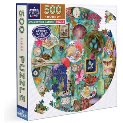 eeBoo Redondo Collecting Nature – Puzzle Adulto 500 Piezas de cartón – Tamaño x 58,5 cm () eeBoo Redondo Collecting Nature – Puzzle Adulto 500 Piezas de cartón – Tamaño x 58,5 cm ()