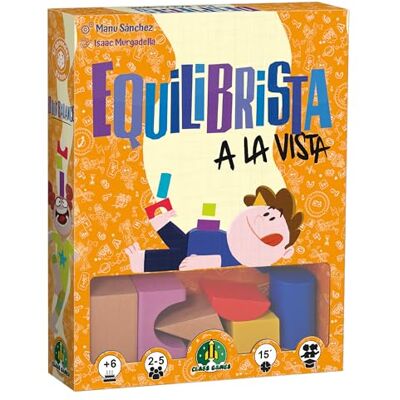 Falomir EQUILIBRISTA A LA Vista – Juego de Equilibrio y Habilidad para Niños y Familias Party Game Divertido con Bloques 2-5 Jugadores +6 Años Juego de Mesa Activo Falomir EQUILIBRISTA A LA Vista – Juego de Equilibrio y Habilidad para Niños y Familias Party Game Divertido con Bloques 2-5 Jugadores +6 Años Juego de Mesa Activo