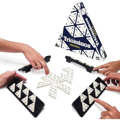 Bizak Triominos Original, Juego de Mesa Familiar y para Niños a Partir de 6 Años Nueva Edición Juego de Estrategia y Lógica Dominós Triangulares 2 a 4 Jugadores 30 Min () Bizak Triominos Original, Juego de Mesa Familiar y para Niños a Partir de 6 Años Nueva Edición Juego de Estrategia y Lógica Dominós Triangulares 2 a 4 Jugadores 30 Min ()