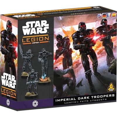Asmodee Star Wars Legión: Dark Troopers Unit, Expansión, Juego de Miniaturas, A Partir de 14 Años, para 2 Jugadores, 60-120 por Partida, Español/Alemán/Inglés/Francés Asmodee Star Wars Legión: Dark Troopers Unit, Expansión, Juego de Miniaturas, A Partir de 14 Años, para 2 Jugadores, 60-120 por Partida, Español/Alemán/Inglés/Francés