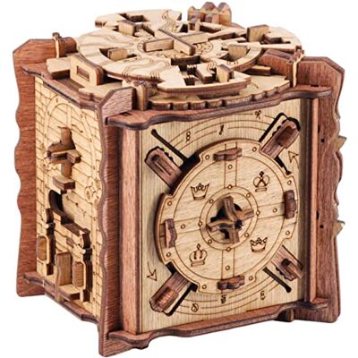 iDventure Cluebox Camelot, Caja Rompecabezas para Adultos, Caja Escape Room Aventura Medieval, Caja Rompecabezas de Madera, Escape Room, Juegos de Ingenio para Adultos, Regalo para Hombre, Nivel 4/5 iDventure Cluebox Camelot, Caja Rompecabezas para Adultos, Caja Escape Room Aventura Medieval, Caja Rompecabezas de Madera, Escape Room, Juegos de Ingenio para Adultos, Regalo para Hombre, Nivel 4/5