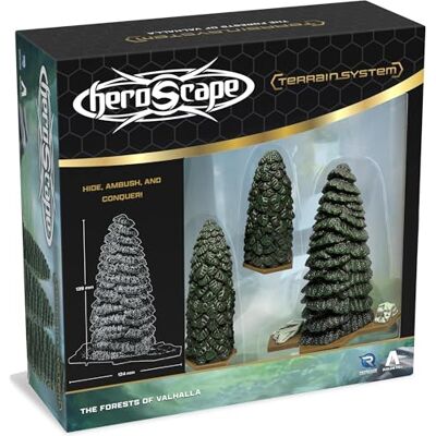 Renegade Game Studios Renegade Heroscape: Forests of Valhalla Terrain Expansion Expansión De Terreno para Juego De Miniaturas 2-4 Jugadores 60-120 Minutos Renegade Game Studios Renegade Heroscape: Forests of Valhalla Terrain Expansion Expansión De Terreno para Juego De Miniaturas 2-4 Jugadores 60-120 Minutos