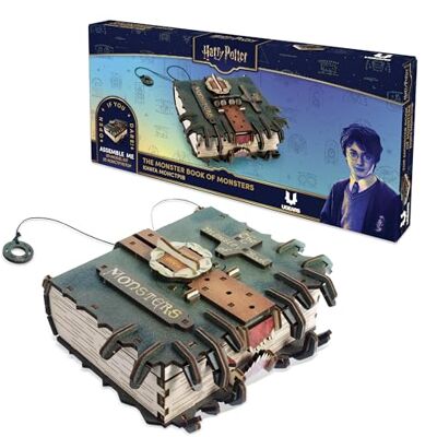 UGEARS Harry Potter El Monstruoso Libro de los Monstruos – Puzzle 3D Manualidades Adultos, Puzzle Harry Potter Regalos, Kit Manualidades Adultos, Maquetas para Montar UGEARS Harry Potter El Monstruoso Libro de los Monstruos – Puzzle 3D Manualidades Adultos, Puzzle Harry Potter Regalos, Kit Manualidades Adultos, Maquetas para Montar