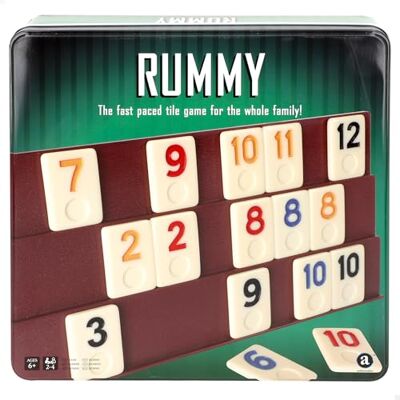 ColorBaby CB Games Rummy Juego de Mesa Familiar, 2-4 Jugadores, Incluye fichas de números y Soportes, Ideal para desarrollar Pensamiento lógico y concentración, a Partir de 6 años () ColorBaby CB Games Rummy Juego de Mesa Familiar, 2-4 Jugadores, Incluye fichas de números y Soportes, Ideal para desarrollar Pensamiento lógico y concentración, a Partir de 6 años ()
