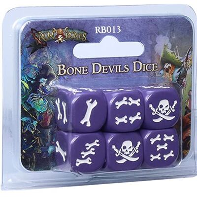 Asmodee Edge 599386031 Rum & Bones: Set de Dados Demonio de Hueso Asmodee Edge 599386031 Rum & Bones: Set de Dados Demonio de Hueso