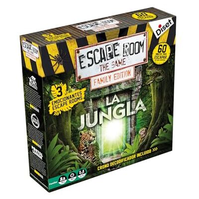 Diset Escape Room Family, Juego de Mesa Familiar Diset Escape Room Family, Juego de Mesa Familiar