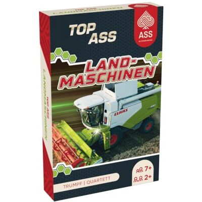 ASS Altenburger Top maquinaria agrícola cuarteto y Triunfo Gama técnica de agricultura, granja, incluye 3 comodines, en caja de cartón ASS Altenburger Top maquinaria agrícola cuarteto y Triunfo Gama técnica de agricultura, granja, incluye 3 comodines, en caja de cartón
