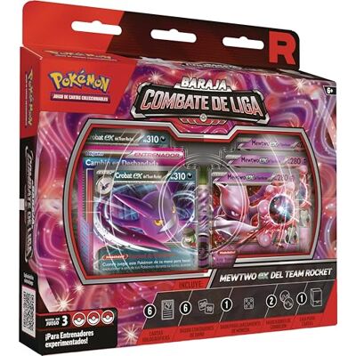 Pokémon : Baraja Combate de Liga de del Team Rocket (1 baraja de 60 Cartas Lista para Jugar) Pokémon : Baraja Combate de Liga de del Team Rocket (1 baraja de 60 Cartas Lista para Jugar)