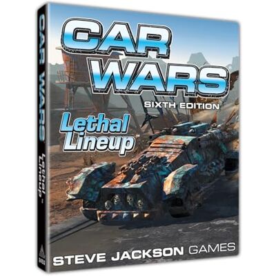 Jackson Car Wars Sixth Edition: Lethal Lineup Expansión de Juego de Mesa Juego en Solitario Nueva tripulación y mejoras 32 Cartas En inglés Pack Crew & Gear con fichas Jackson Car Wars Sixth Edition: Lethal Lineup Expansión de Juego de Mesa Juego en Solitario Nueva tripulación y mejoras 32 Cartas En inglés Pack Crew & Gear con fichas