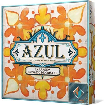 Asmodee Azul Mosaico de Cristal, Expansión, Juego de Mesa Colocacción de Losetas para Adultos y Familias, A Partir de 8 Años, De 2 a 4 Jugadores, 30-45 Minutos por Partida, Español Asmodee Azul Mosaico de Cristal, Expansión, Juego de Mesa Colocacción de Losetas para Adultos y Familias, A Partir de 8 Años, De 2 a 4 Jugadores, 30-45 Minutos por Partida, Español