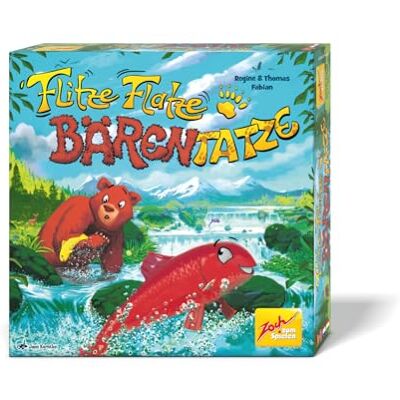 Zoch Flitze Flatze Bear Pata Juego Familiar con Plan de Juego de río transformable, Juego de Cartas táctico, Oso babbel bloquea el salmón, Juego de Pensamiento, niños a Partir de 6 años Zoch Flitze Flatze Bear Pata Juego Familiar con Plan de Juego de río transformable, Juego de Cartas táctico, Oso babbel bloquea el salmón, Juego de Pensamiento, niños a Partir de 6 años