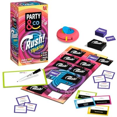 PARTY & CO . Rush Juego de Mesa multiprueba, a Partir de 14 años PARTY & CO . Rush Juego de Mesa multiprueba, a Partir de 14 años