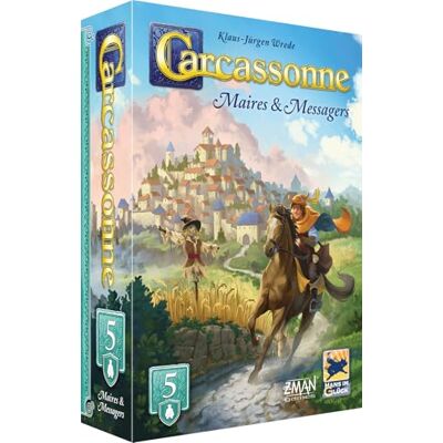 Asmodee Carcasonne Extensión de mamás y mensajeros Hans im Glück Juego de Mesa de Estrategia Adultos y niños a Partir de 7 años 2 a 6 Jugadores 45 min Versión Francesa Asmodee Carcasonne Extensión de mamás y mensajeros Hans im Glück Juego de Mesa de Estrategia Adultos y niños a Partir de 7 años 2 a 6 Jugadores 45 min Versión Francesa