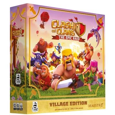 Cranio Creations Clash of Clans, The Epic Raid 2-4 jugadores – 60 minutos – Juego para expertos – A partir de 12 años – Edición en idioma italiano Cranio Creations Clash of Clans, The Epic Raid 2-4 jugadores – 60 minutos – Juego para expertos – A partir de 12 años – Edición en idioma italiano