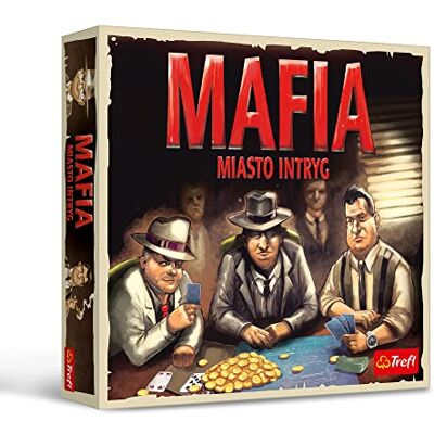 Trefl Mafia City of Intrigue Juego de Mesa, 9-19 Jugadores, 9 años en adelante Trefl Mafia City of Intrigue Juego de Mesa, 9-19 Jugadores, 9 años en adelante