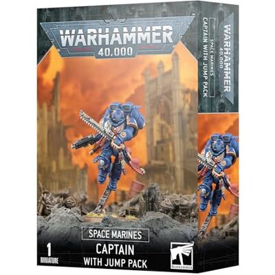 Games Workshop Warhammer 40.000 Space Marines: Captain with Jump Pack (edición 2023) Games Workshop Warhammer 40.000 Space Marines: Captain with Jump Pack (edición 2023)