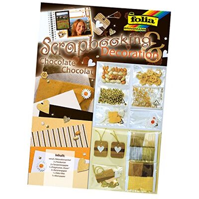 Folia – Scrapbooking Deco Set – Chocolate, multicolor , color/modelo surtido Folia – Scrapbooking Deco Set – Chocolate, multicolor , color/modelo surtido