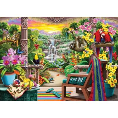 Rio Tropical Retreat Rompecabezas de 1000 Piezas para Adultos, Piezas únicas y Perfectamente Ajustadas, imágenes Divertidas y Vibrantes, Exclusivo de Amazon Rio Tropical Retreat Rompecabezas de 1000 Piezas para Adultos, Piezas únicas y Perfectamente Ajustadas, imágenes Divertidas y Vibrantes, Exclusivo de Amazon