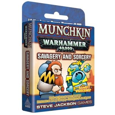 Jackson Munchkin Warhammer 40K Savagery and Sorcery Card Game English Jackson Munchkin Warhammer 40K Savagery and Sorcery Card Game English