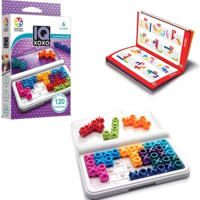 SmartGames IQ Xoxo Juego De Mesa con 120 Desafíos Juegos Educativos 6 Años Juegos De Mesa Niños 6 Años O Más Rompecabezas Niños Y Rompecabezas Adultos SmartGames IQ Xoxo Juego De Mesa con 120 Desafíos Juegos Educativos 6 Años Juegos De Mesa Niños 6 Años O Más Rompecabezas Niños Y Rompecabezas Adultos