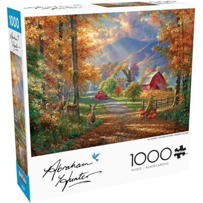 Buffalo Games Abraham Hunter Recuerdos de otoño Rompecabezas de 1000 Piezas para Adultos Rompecabezas desafiante Noches de Juegos El tamaño del Rompecabezas Terminado es de Buffalo Games Abraham Hunter Recuerdos de otoño Rompecabezas de 1000 Piezas para Adultos Rompecabezas desafiante Noches de Juegos El tamaño del Rompecabezas Terminado es de