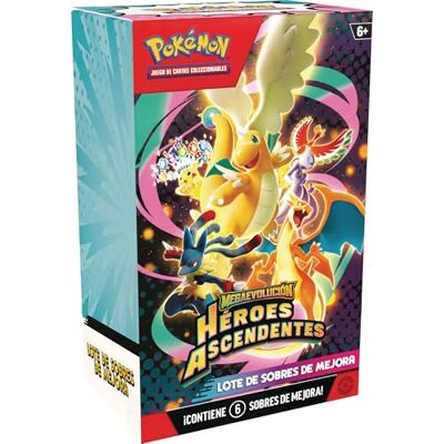 Pokémon : Lote de Sobres de Mejora de Megaevolución- (6 Sobres de Mejora) Pokémon : Lote de Sobres de Mejora de Megaevolución- (6 Sobres de Mejora)