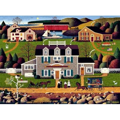 Buffalo Games Charles Wysocki Moonmeadow Cove Rompecabezas de 1000 Piezas para Adultos, Rompecabezas desafiante Noches de Juegos, el tamaño del Rompecabezas Terminado es de 26.75 x Buffalo Games Charles Wysocki Moonmeadow Cove Rompecabezas de 1000 Piezas para Adultos, Rompecabezas desafiante Noches de Juegos, el tamaño del Rompecabezas Terminado es de 26.75 x