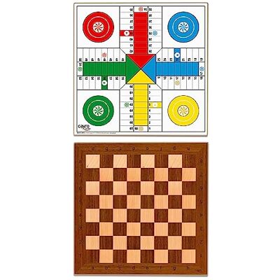 Cayro Tablero Parchís y Ajedrez De Madera Tamaño 40 x 40 Diseño Clásico y Elegante Juego Tradicional Desarrollo Cognitivo Diseño Elegante y Duradero Cayro Tablero Parchís y Ajedrez De Madera Tamaño 40 x 40 Diseño Clásico y Elegante Juego Tradicional Desarrollo Cognitivo Diseño Elegante y Duradero