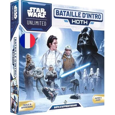 Asmodee Star Wars: Unlimited TCG Batalla de Intro Hoth Juego de Cartas coleccionables para Dos Jugadores, fácil de Aprender con Decks Dark Vader & Leia, a Partir de 12 años, 20 Min, francés Asmodee Star Wars: Unlimited TCG Batalla de Intro Hoth Juego de Cartas coleccionables para Dos Jugadores, fácil de Aprender con Decks Dark Vader & Leia, a Partir de 12 años, 20 Min, francés