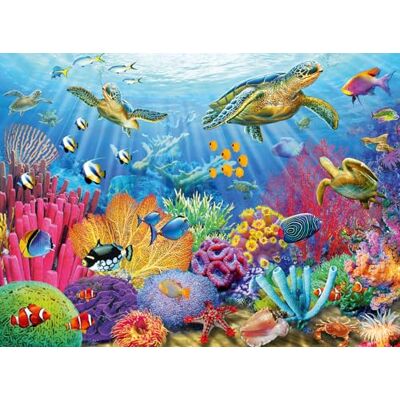 Ravensburger Puzzle 500 Piezas Aguas Tropicales Puzzle 500 Piezas Adultos 49x36 Cm Rompecabezas Adultos Para Toda La Familia Regalo Adulto Ravensburger Puzzle 500 Piezas Aguas Tropicales Puzzle 500 Piezas Adultos 49x36 Cm Rompecabezas Adultos Para Toda La Familia Regalo Adulto
