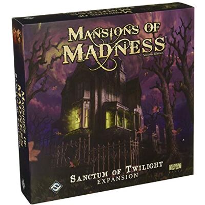 Asmodee Fantasy Flight Games , Mansions of Madness 2nd Edition: Sanctum of Twilight Expansion, Board Game, Ages 14+, 1 to 5 Players, 120 to 180 Minutes Playing Time,Silver Asmodee Fantasy Flight Games , Mansions of Madness 2nd Edition: Sanctum of Twilight Expansion, Board Game, Ages 14+, 1 to 5 Players, 120 to 180 Minutes Playing Time,Silver
