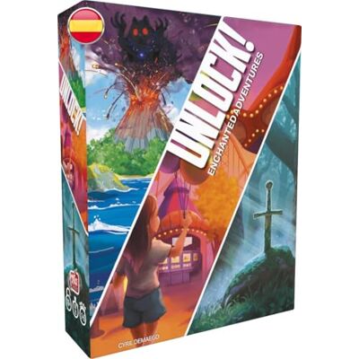 Asmodee Unlock! Enchanted Adventures, Juego de Mesa, A Partir de 10 Años, De 1 a 6 Jugadores, 60 Minutos por Partida, Español Asmodee Unlock! Enchanted Adventures, Juego de Mesa, A Partir de 10 Años, De 1 a 6 Jugadores, 60 Minutos por Partida, Español