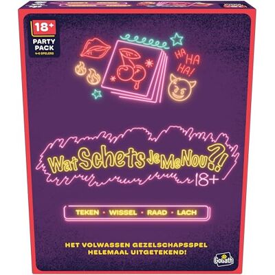 Goliath – ¿QUÉ ME ESTÁS DISTRIBANDO Ahora?! 18+ EDICIÓN, Juego para Adultos, Juego de Dibujo En el Que Tienes Que Dibujar Las Cosas más Raras de 18 años, Juego de Fiesta para 4 a 6 Jugadores Goliath – ¿QUÉ ME ESTÁS DISTRIBANDO Ahora?! 18+ EDICIÓN, Juego para Adultos, Juego de Dibujo En el Que Tienes Que Dibujar Las Cosas más Raras de 18 años, Juego de Fiesta para 4 a 6 Jugadores
