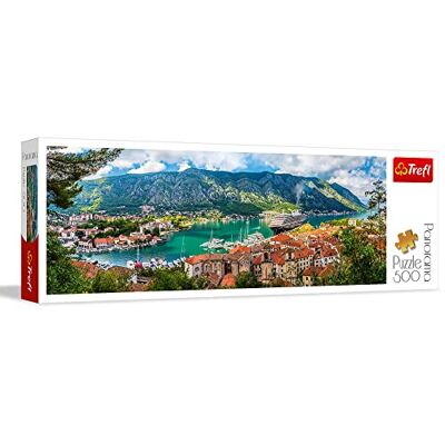 Trefl TR Kotor Montenegro Juego de 500 Piezas panorámicas, Adultos y niños a Partir de 10 años, Rompecabezas, de Colores Trefl TR Kotor Montenegro Juego de 500 Piezas panorámicas, Adultos y niños a Partir de 10 años, Rompecabezas, de Colores